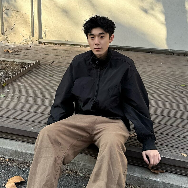 2025新款男模主图W2502座山蟒夹克,男装夹克,电商C313