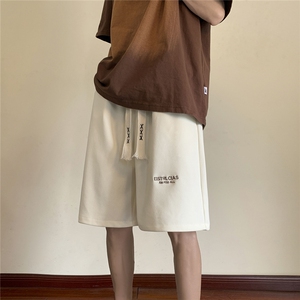 夏季短裤男宽松五分裤刺绣D329-QM604-P40-控58图片