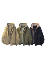 美式重磅高品质夹克假两件开衫外套SY8823特P80控158大码4-8XL+5，男装夹克，星座610B-1