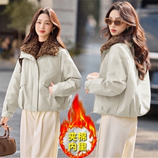 现货秒发加厚连帽防风御寒高端棉衣棉服外套派克服冲锋衣，女装棉衣/棉服，星宇服饰