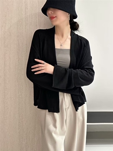 2025年秋季新款针织女士开衫时尚休闲通勤百搭图片