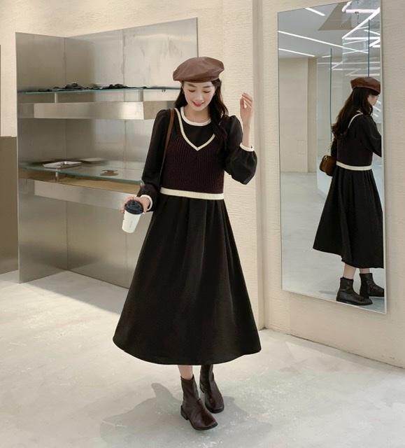 韩系连衣裙，女装连衣裙，E莎