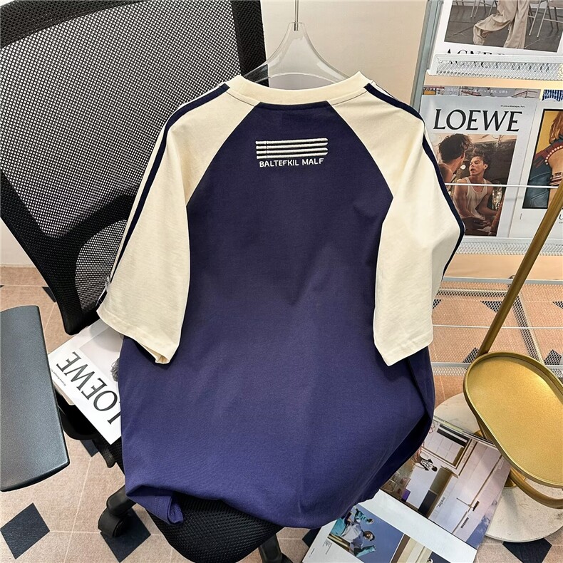 高街时尚休闲圆领短袖运动宽松百搭韩版男女T恤上衣T50444-p38,男装T恤,星座1008-1