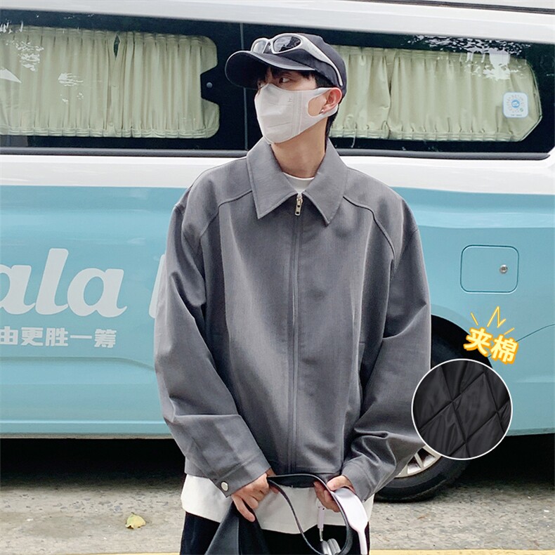 特P100 无差价冬季百搭绵服外套工装棉衣-HY8522 港风 HJ5503夹棉图片