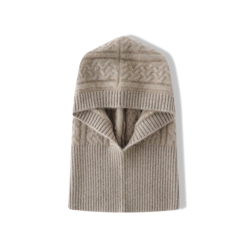 秋冬季35%保暖舒适无压感护耳护颈帽子，帽子，轩妮羊绒