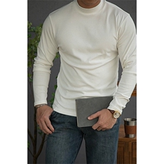 网图现货肌肉男秋冬小高领德绒保暖长袖T恤打底衫DR01-P17，男装T恤，电商C310