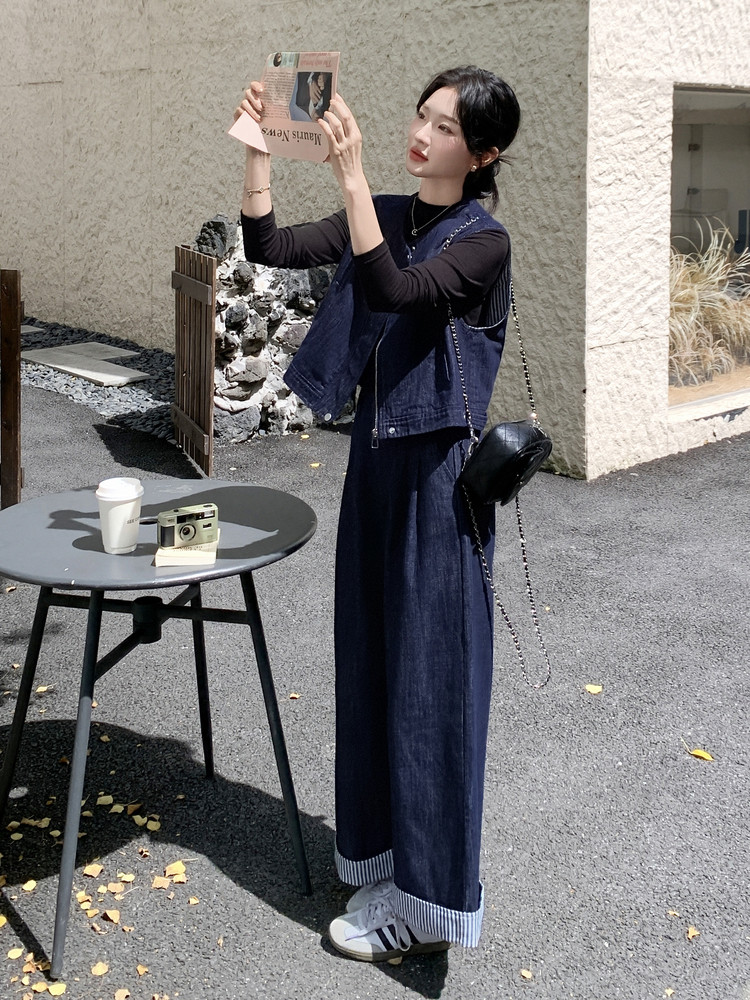 2025秋冬款牛仔套装2602-P175-K248,女装套装/套裙,2D013