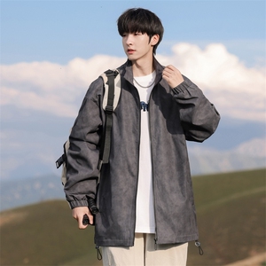 BL0062-P55秋季新款cityboy美式复古翻领宽松夹克外套图片