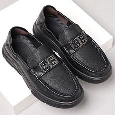 X4253-235秋季羊皮男士豆豆鞋乐福鞋男休闲皮鞋单鞋男，男鞋皮鞋，星座1407-3