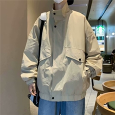 F167-P622024新款立领工装夹克春季潮牌百搭宽松休闲外套现货，男装夹克，星座512-6