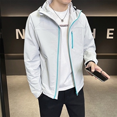 店主风秋季连帽夹克男装休闲修身外套男B320-2533-P115，男装夹克，电商B320