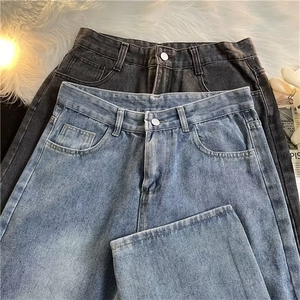 美式牛仔裤男春秋新款休闲直筒裤G5039P35图片
