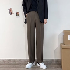 2024春季新款潮流长裤文艺休闲裤直筒百搭休闲小西裤K5914-P38，男装休闲裤，星座512-2