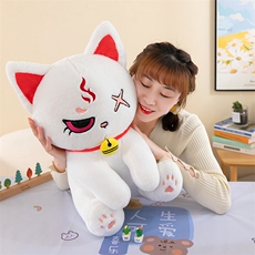 布繁星D39 可爱表情恶喵星人毛绒玩具公仔小猫布娃娃男女友搞怪猫咪抱枕娃娃