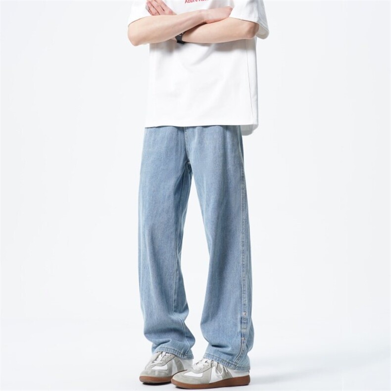 【跑量款，大货已出】宽松直筒水洗牛仔裤男A080-255-特P30元,男装牛仔裤,电商A080