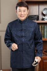 大货高品质主推春款风唐装外套男装中老年中式复古盘扣夹克，男装夹克，钱塘723