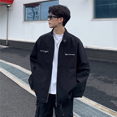 天台风工装飞行夹克男秋季立领棒球服外套A436-1807-P80119，男装夹克，电商A436