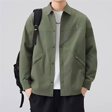 新款开衫翻领纯色夹克外套男，男装夹克，星座1206（原A206）