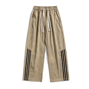休闲裤男夏季新款港风宽松扎染工装阔腿长裤CK8203-P45图片