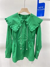 百搭休闲款衬衫，女装衬衫，橙色恋人(6F)