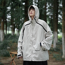 2023秋季户外登山防晒衣情侣装日系机能风冲锋衣外套男W7781-P68，男装夹克，星座512-4