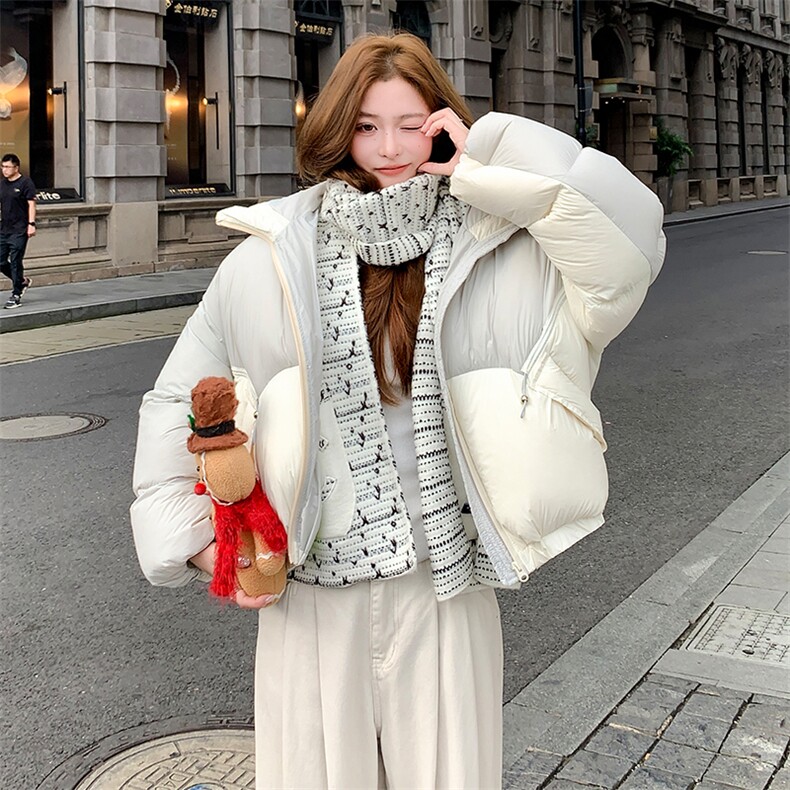 水衣源2768款短款泡芙加厚保暖羽绒服面包服外套女,女装羽绒服,浙宝189