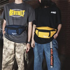 潮牌简约帆布单肩包时尚百搭包复古包袋原创休闲斜挎小包，鞋类箱包男包，星座510A-2