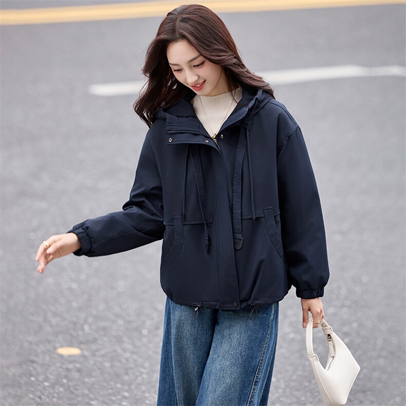 夹棉加厚短外套女2025冬季新款小个子棉衣棉服休闲加绒派克服,女装棉衣/棉服,香水丽阁