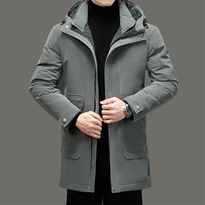 羽绒服新款男士连帽潮流时尚休闲保暖羽绒服外套男装DDCQ926-P310图片