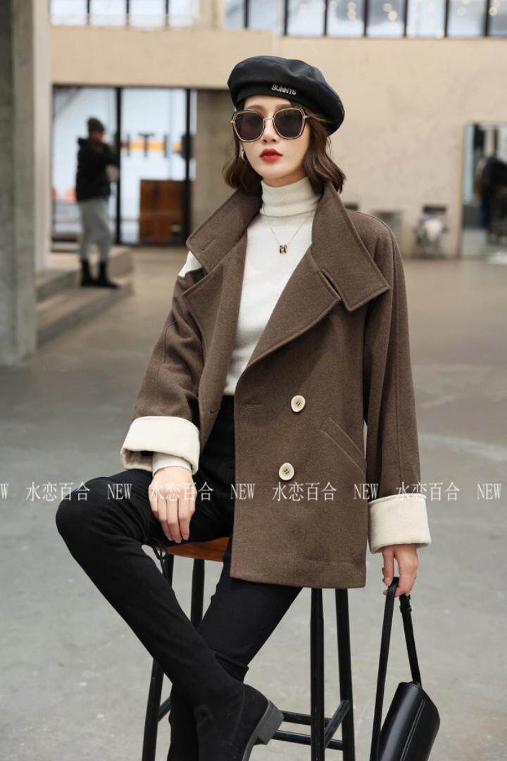 绵羊毛大衣，其它，水恋百合