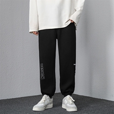 A018-K2181P45/春季潮流印花休闲大码运动长裤男，男装休闲裤，电商A018