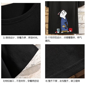 DX17014-P20 纯短袖t恤男大码半袖打底衫宽松体恤衫 砖墙挂拍图片