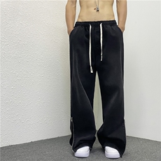 k787-p55-控78拉链黄泥牛仔在高阶宽松大码牛仔裤cityboy，男装牛仔裤，星座116