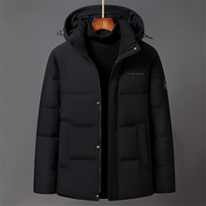 2025冬装渐变潮牌加厚保暖零下防寒90%白鸭绒羽绒服外套H32-P160，男装羽绒服，星座1210B