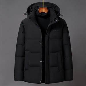 2025冬装渐变潮牌加厚保暖零下防寒90%白鸭绒羽绒服外套H32-P160图片