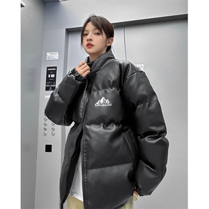 均可提供短视频 高品质港风山PU皮加厚棉衣PM143-p110控148图片