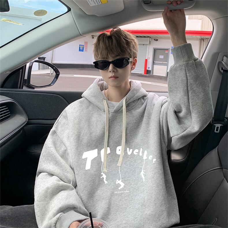 连帽卫衣男大码胖子帽衫大号运动服WY2449-P35,男装卫衣,电商A040
