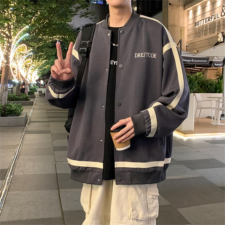 春季棒球服男女新款夹克休闲外套XZ102B-1-JK2609P85,男装夹克,星座102B-1
