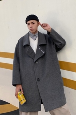 呢子大衣男中长款2021新款加厚港风毛呢外套404-2-fy126，男装风衣，星座409(原A307）