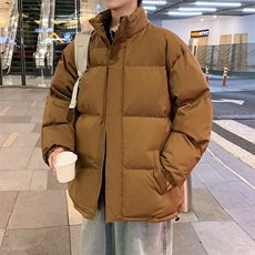 光板二开男士立领棉衣潮流休闲棉服棉袄大码外套A266-MY2501-P56，男装棉衣，电商A266