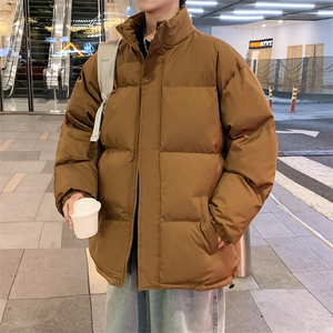 光板二开男士立领棉衣潮流休闲棉服棉袄大码外套A266-MY2501-P56图片