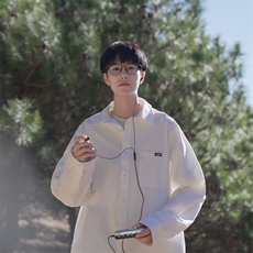 春季长袖衬衫男士日系百搭翻领休闲外套B225-YHC6108-P60-X78，男装衬衫，电商B225