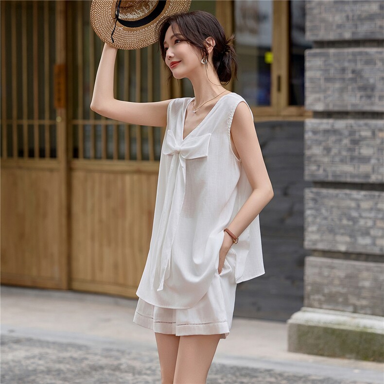 2026年夏季亚麻套装,女装套装/套裙,曼琳思菲