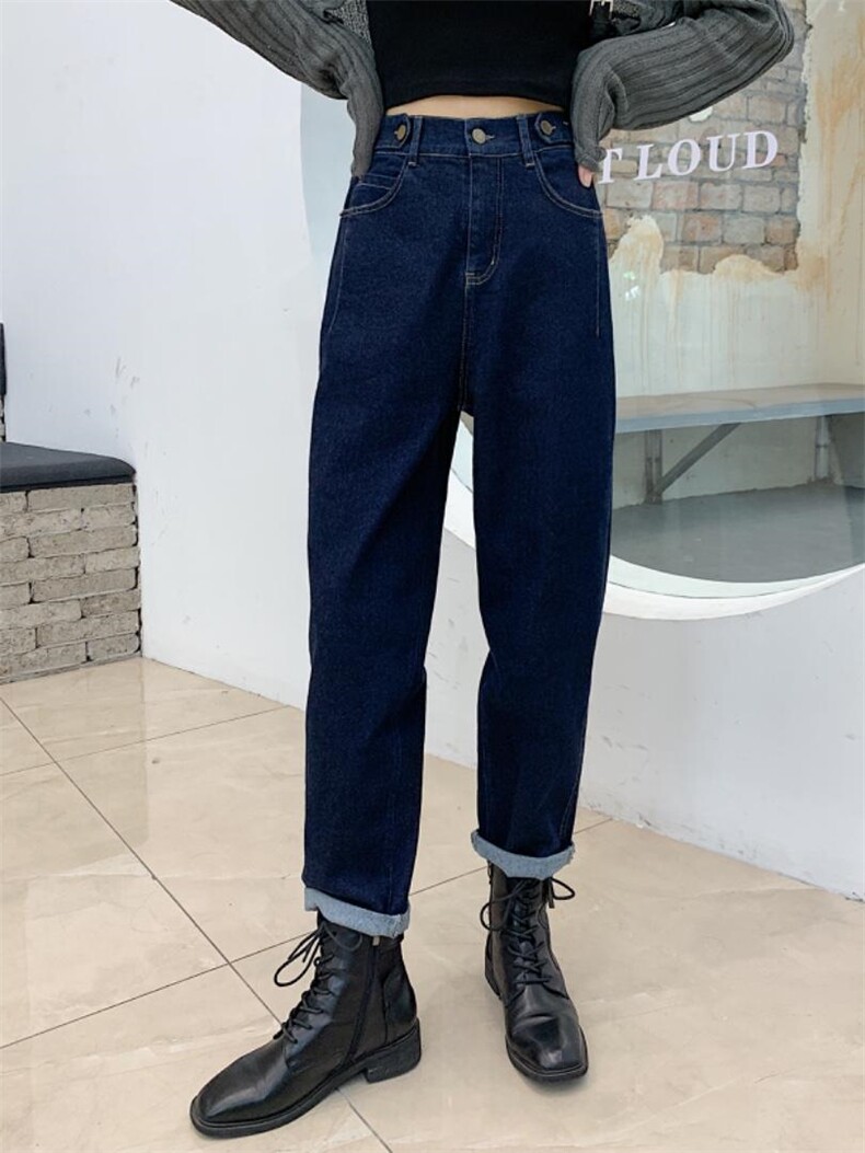 老爹牛仔裤，女装牛仔裤，潮不落