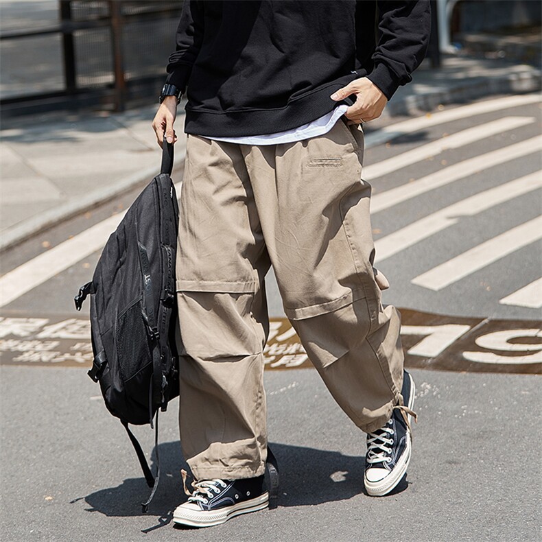 机能风束脚休闲宽松高街潮流痞帅伞兵休闲裤A438-6188-P7090,男装休闲裤,电商A438