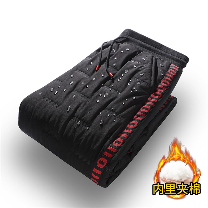 新款棉裤男棉裤男羽绒裤加绒男裤中老年棉裤男A068-PKK64-TP38，男装棉裤，电商A068