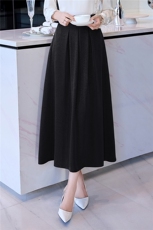 BAO现货2026春秋新款时尚简约百搭高腰显瘦通勤气质中长款半身裙，女装半身裙，火爆靓佳人
