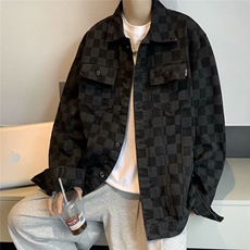 秋宽松百搭外套港风ins潮牌设计感小众休闲夹克M1176-P60，男装夹克，星座1109-3