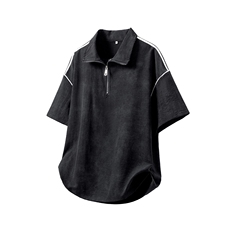 1立体可翻立领扎染大码M-5XL肩部拼接条纹运动套装TZ78177P65控98，男装休闲套装，星座226-2