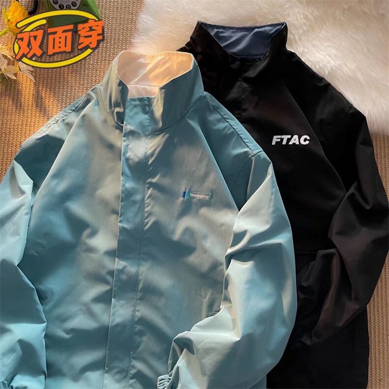 男春季新款双面穿夹克外套HY66P60图片